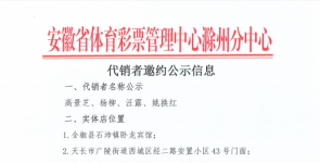 代销者邀约公示信息